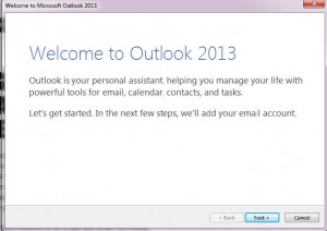 Procedure to configure MS Outlook